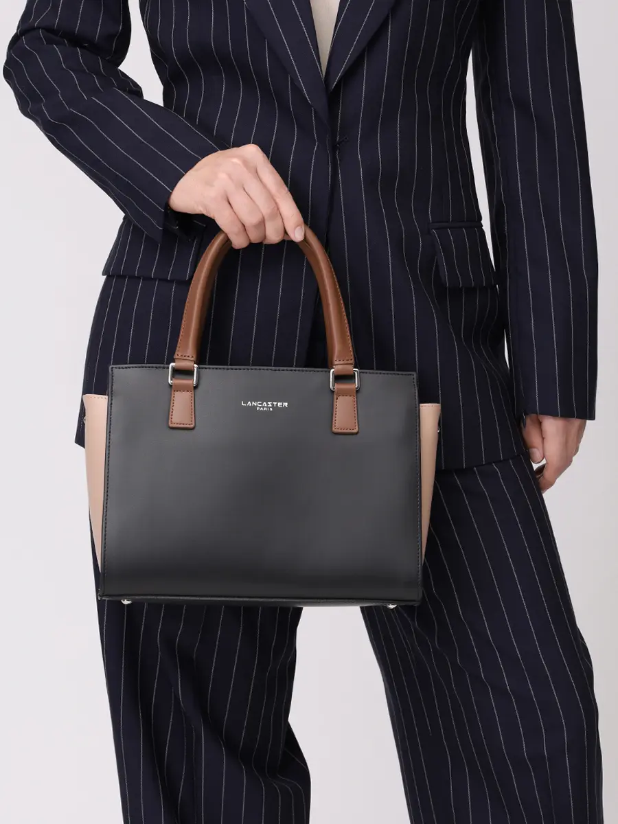 Сумка кожаная LANCASTER 437-03-NOIR_NUVI Черный  Фото 2