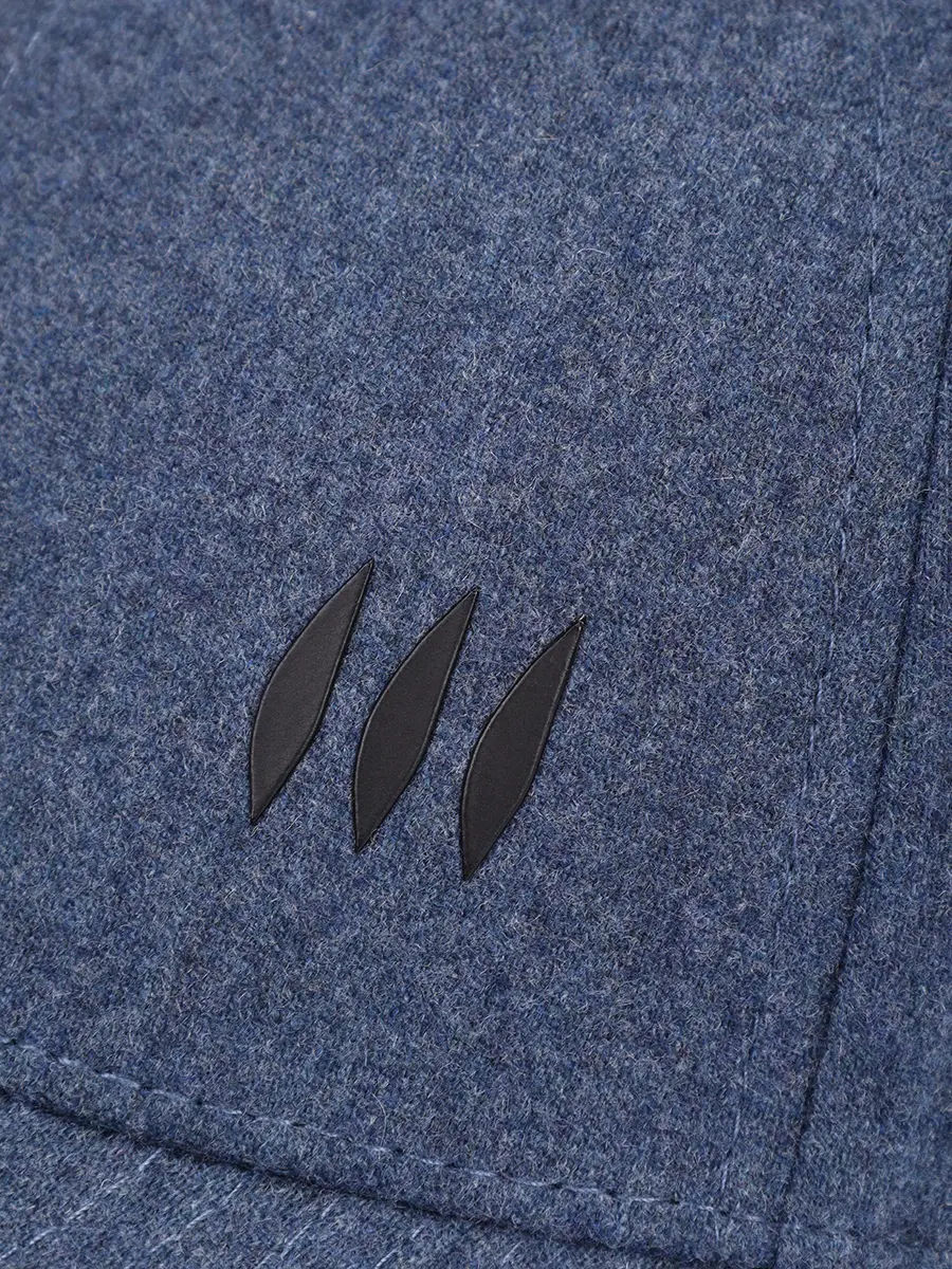 Бейсболка кашемировая HETREGO 8P005 F 25WU15 DEN KLEDI Деним  Фото 3