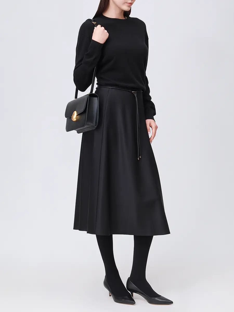 Джемпер кашемировый AGNONA K110018U-4K120NU-K09 Черный  Фото 2