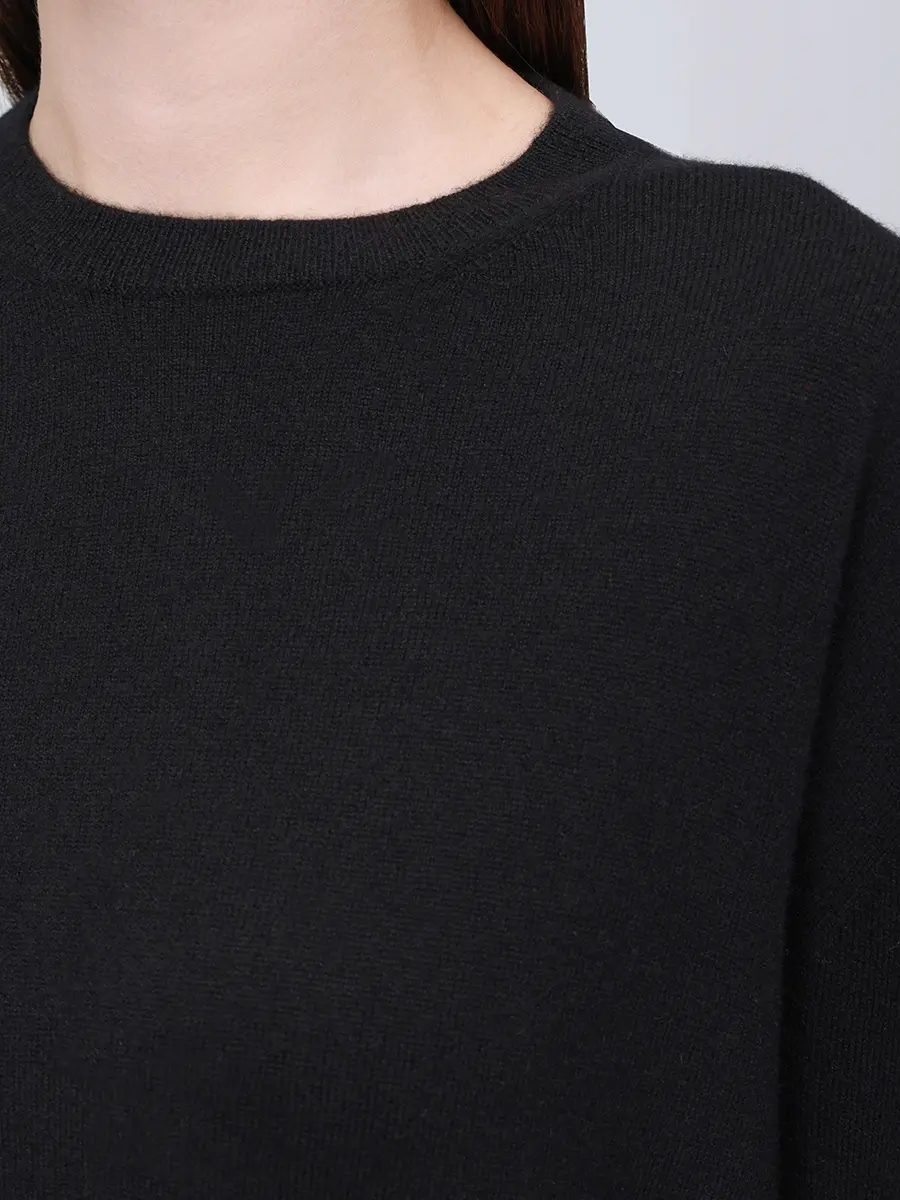 Джемпер кашемировый AGNONA K110018U-4K120NU-K09 Черный  Фото 5