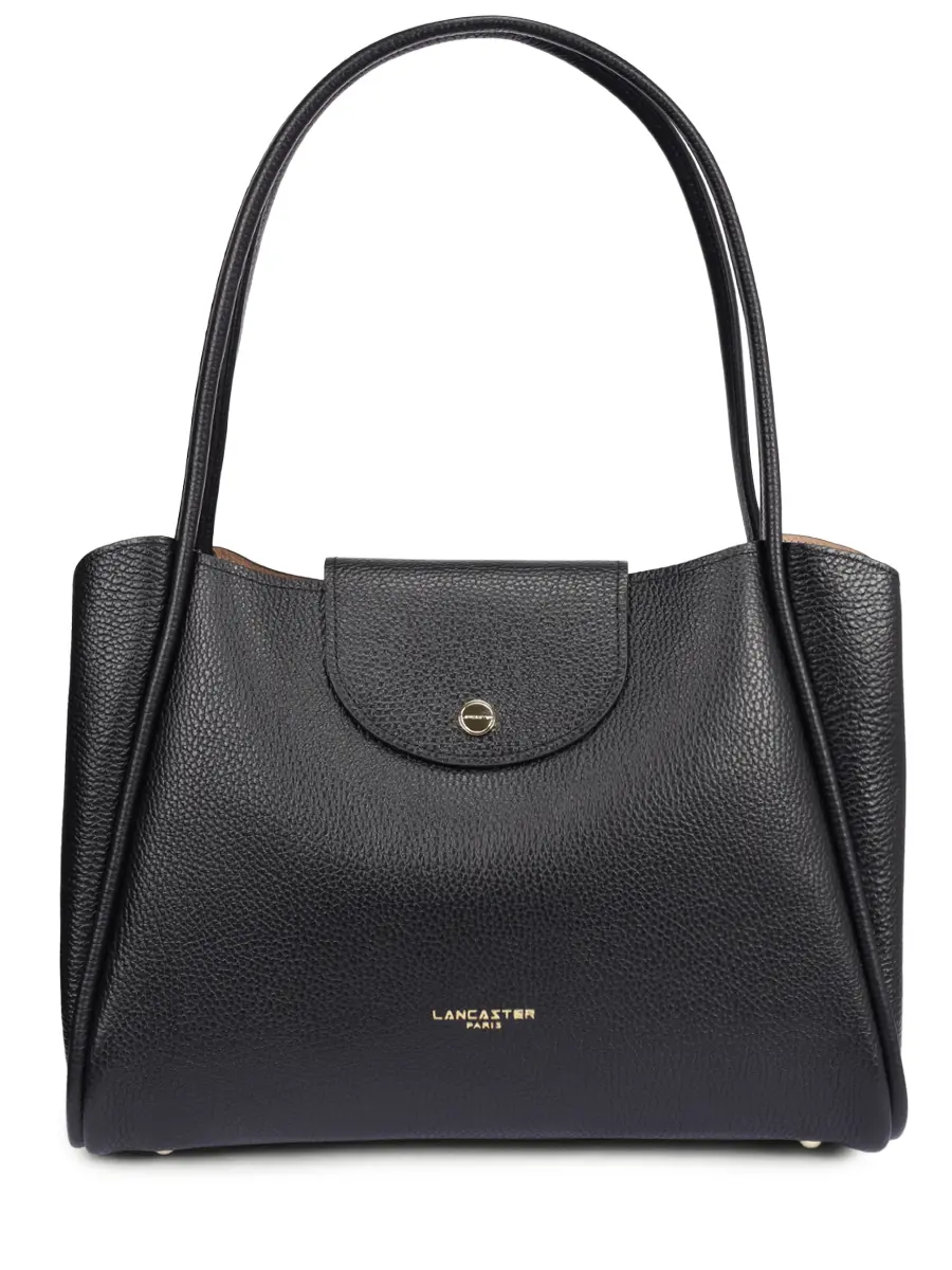 Сумка кожаная Ida Double LANCASTER 470-85-NOIR_IN_NU Черный 