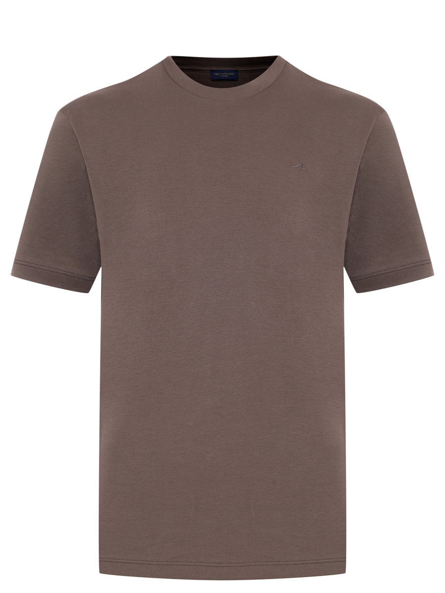 

Футболка хлопковая, Коричневый, 15311615/365