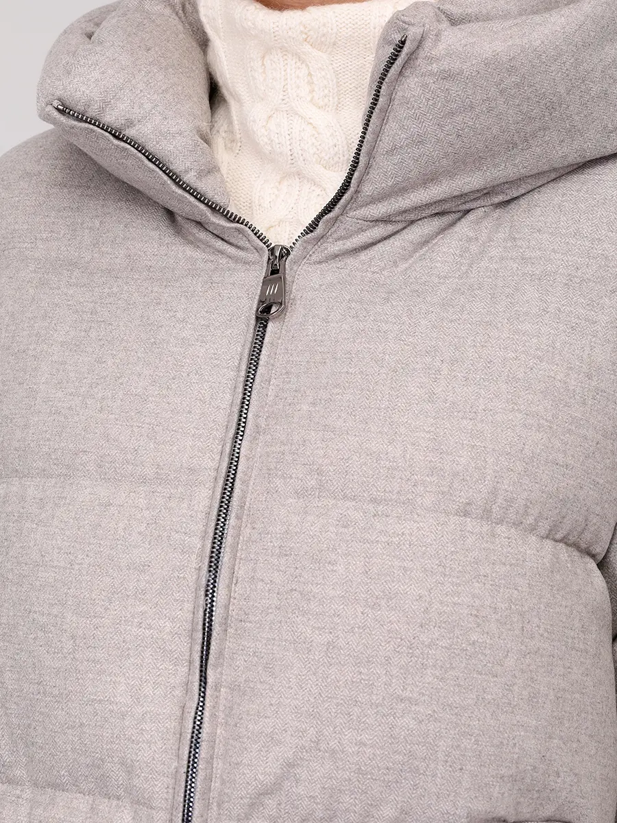 Пуховик стеганый HETREGO 8P744 F 25W015 FH1-8 NIAMH Бежевый  Фото 5