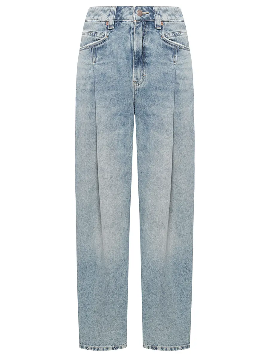 

Джинсы хлопковые C Slouchy Pleated, Голубой, 50542435/425