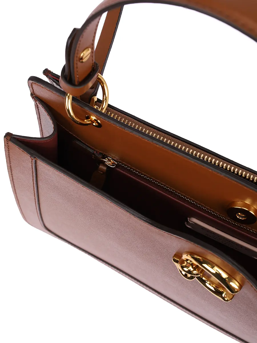 Сумка кожаная C-Me COCCINELLE E1 SSK 18 05 01/W11 Коричневый  Фото 4