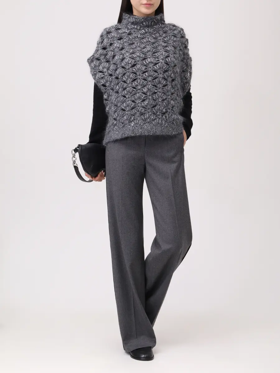 Водолазка из шерсти и кашемира ANTONELLI FIRENZE 41382P-01781-8000  Фото 2