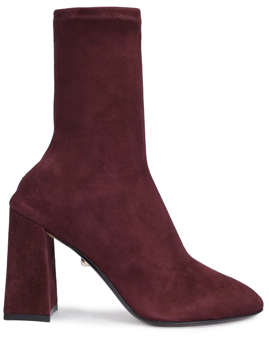 Ботильоны замшевые ALEVI L26W7001.Q.2363345 090 Бордовый 