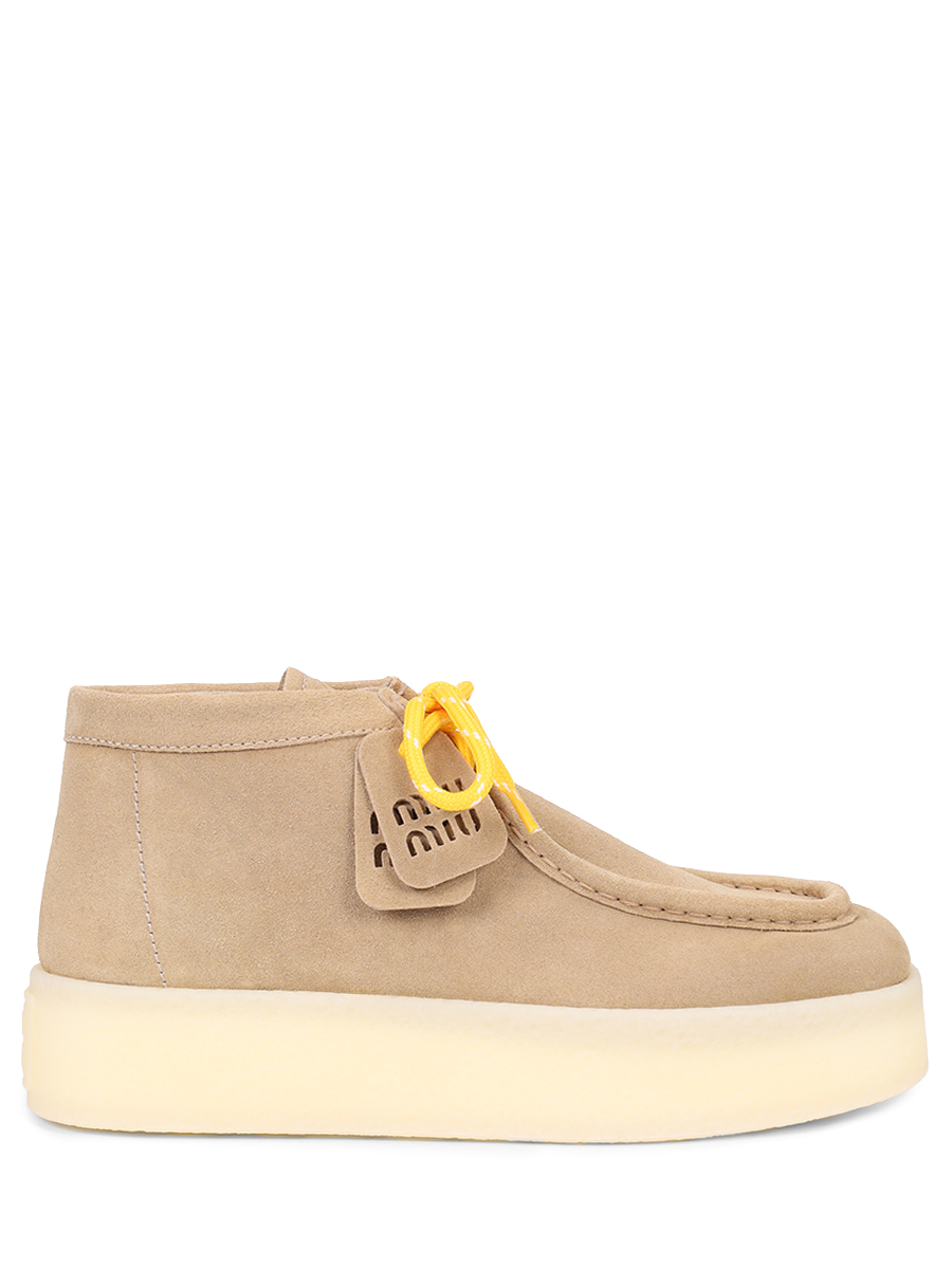 Ботинки замшевые MIU MIU
