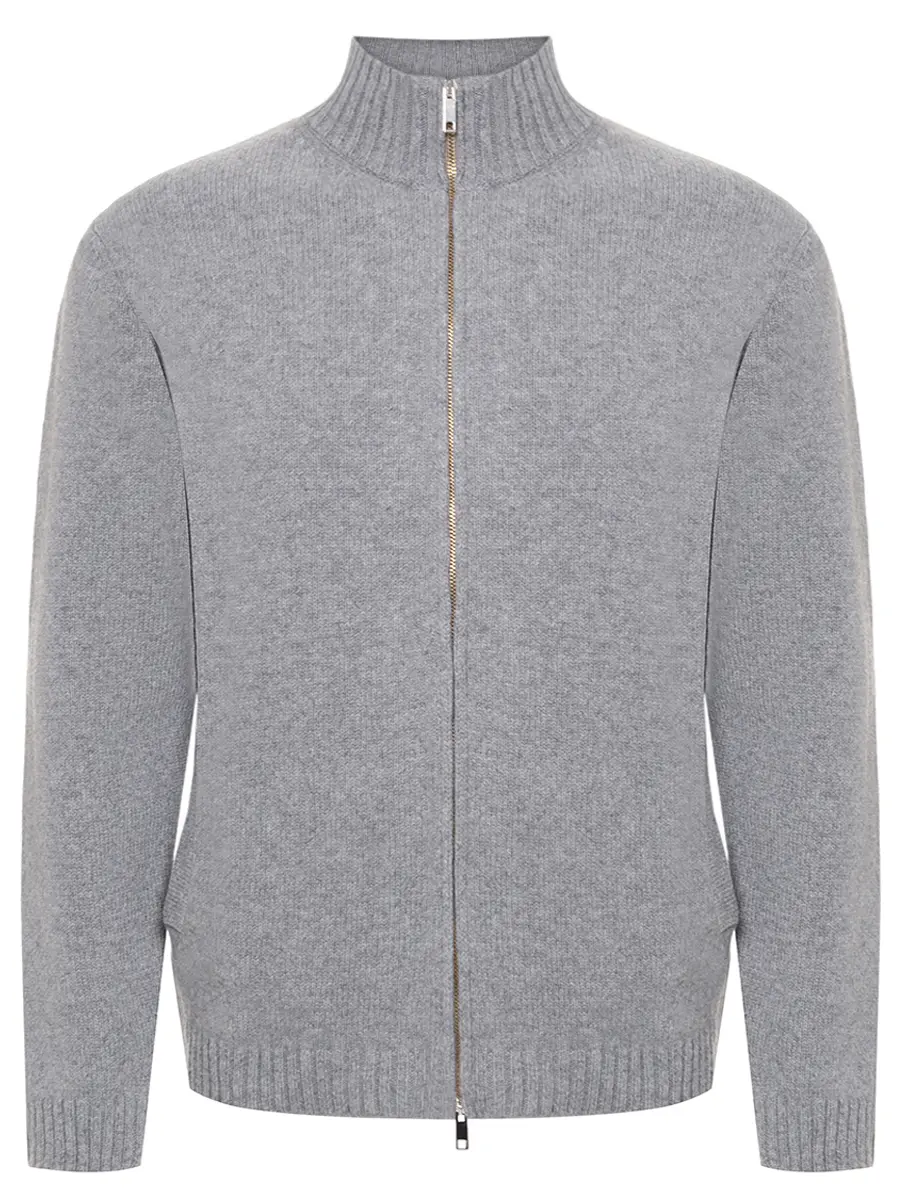 Кардиган шерстяной DANIELE FIESOLI 0192/10 GREY Светло- Серый 