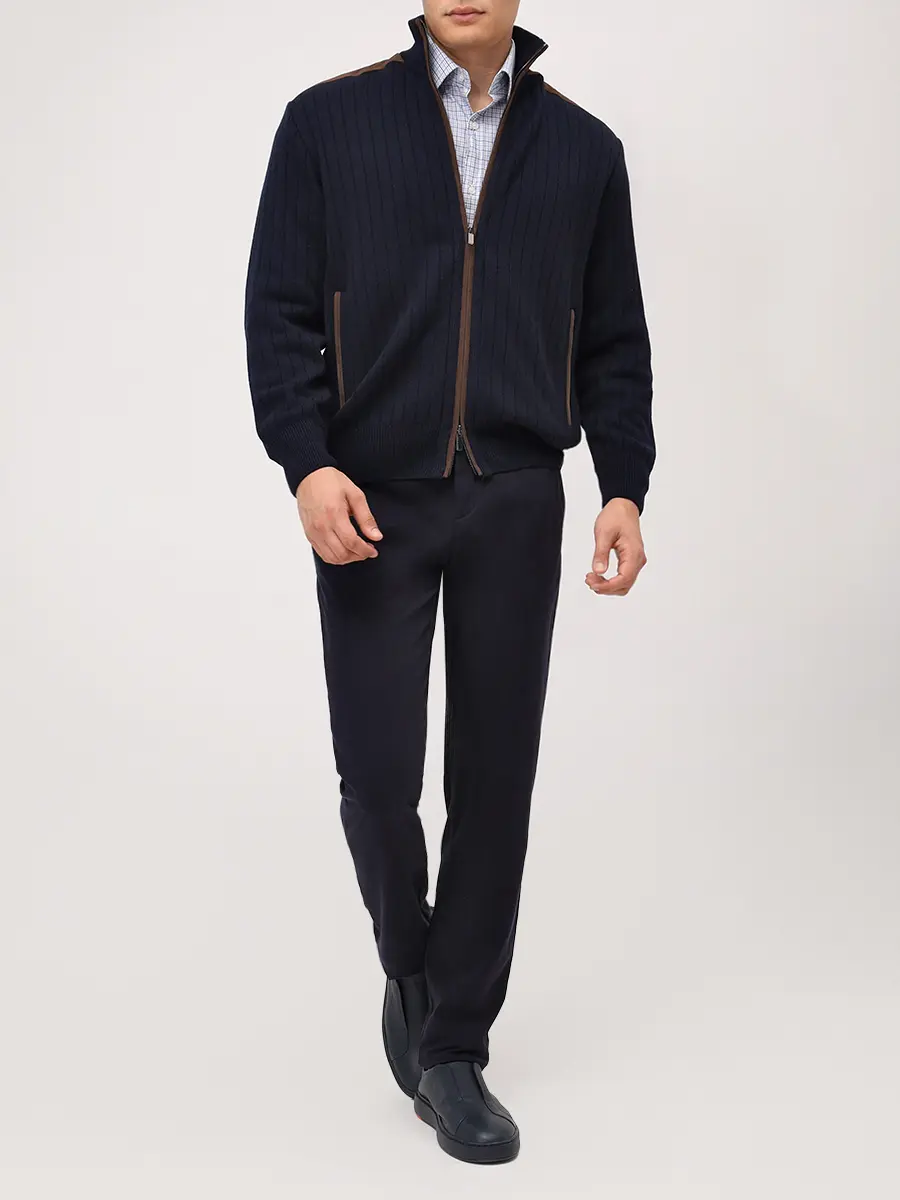 Рубашка Regular Fit хлопковая PAUL & SHARK 15313039CF/S77 Голубой  Фото 2