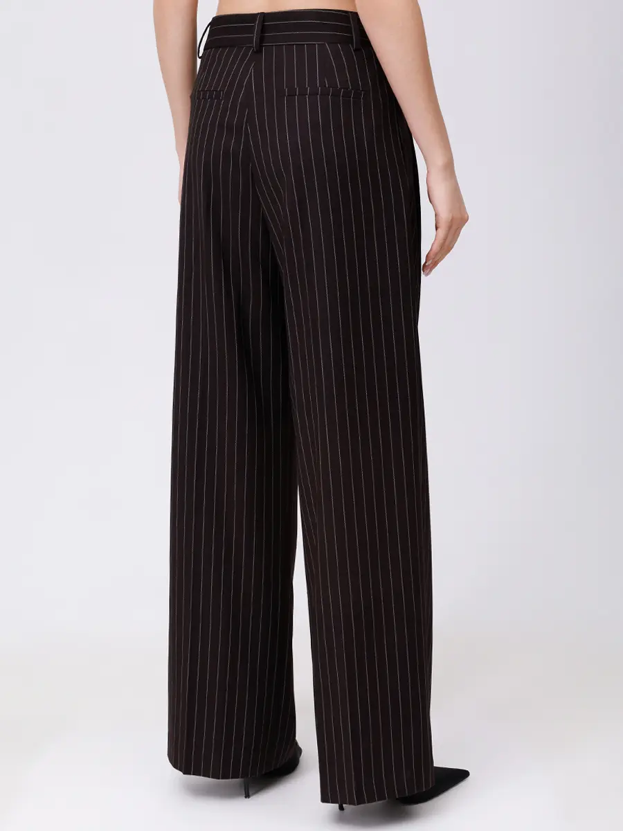 Брюки однотонные HINNOMINATE HMABW02246 Черный  Фото 3