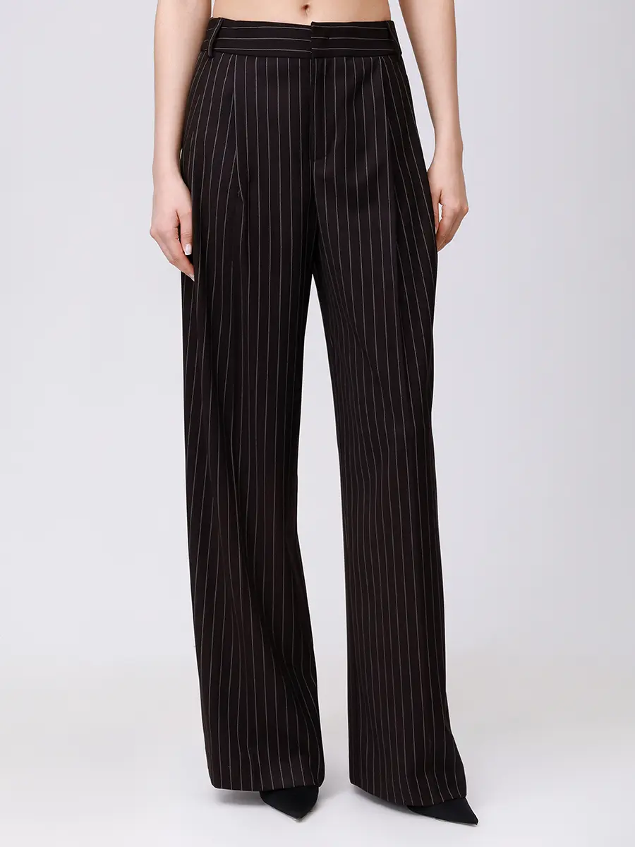 Брюки однотонные HINNOMINATE HMABW02246 Черный  Фото 4