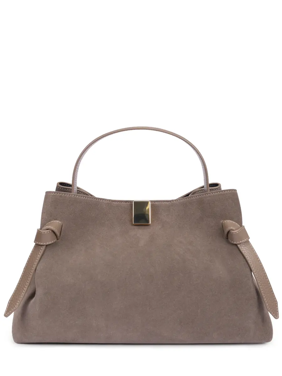 

Сумка замшевая Gyoza, Серый, YUZRS25-HB-GZ-S018