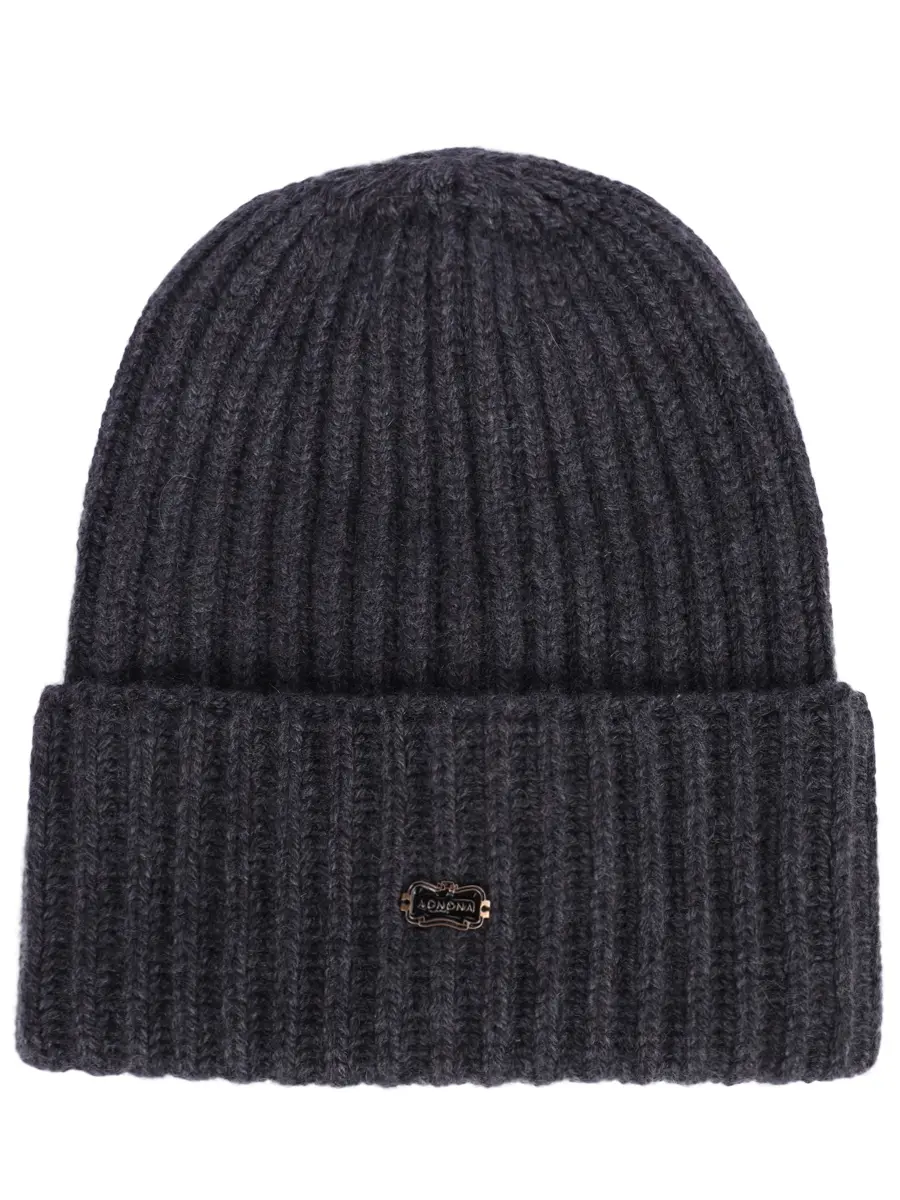 Шапка из кашемира и шерсти альпака AGNONA MK10040U-1Q030NU-K74 Серый 