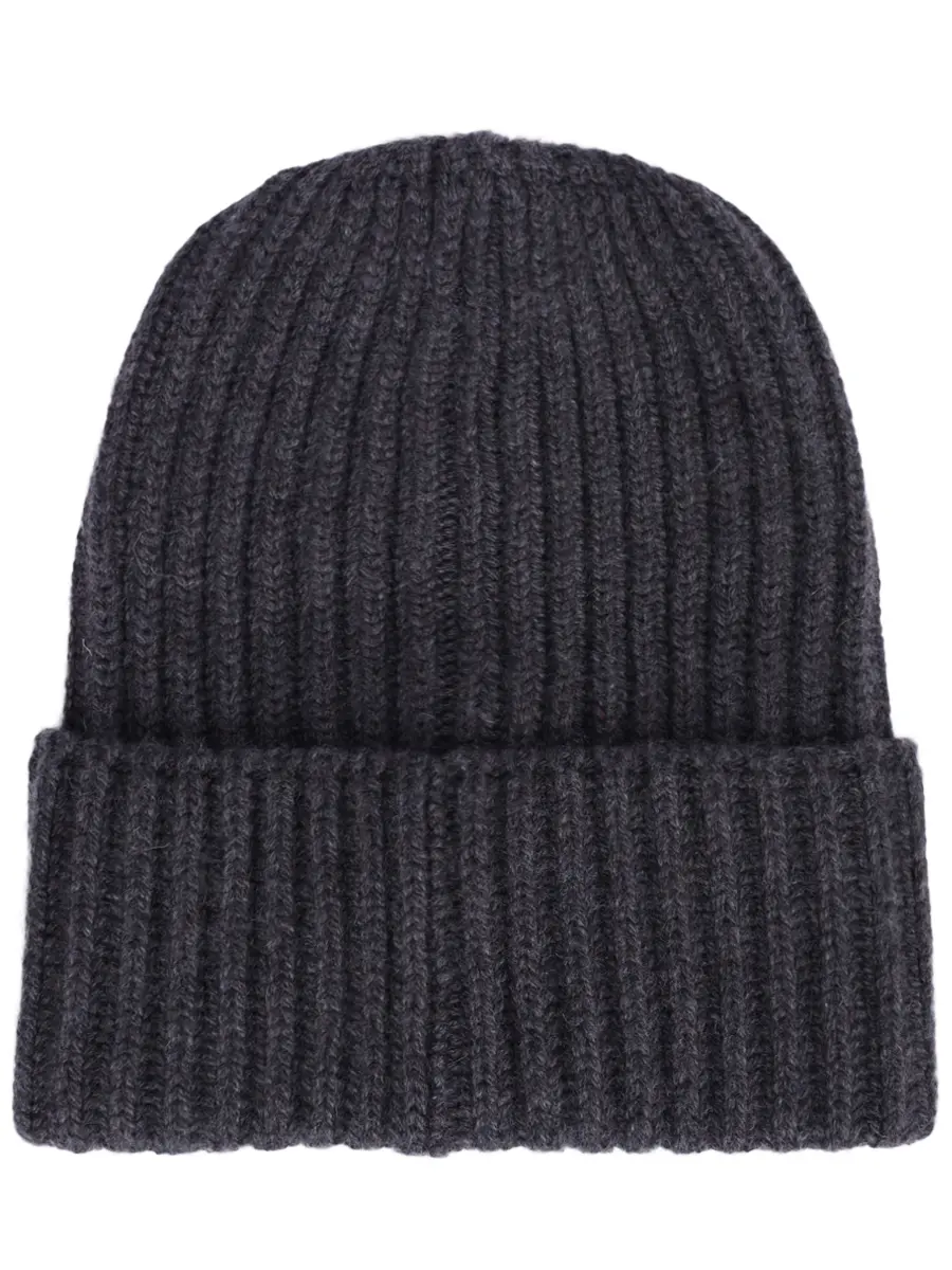 Шапка из кашемира и шерсти альпака AGNONA MK10040U-1Q030NU-K74 Серый  Фото 2