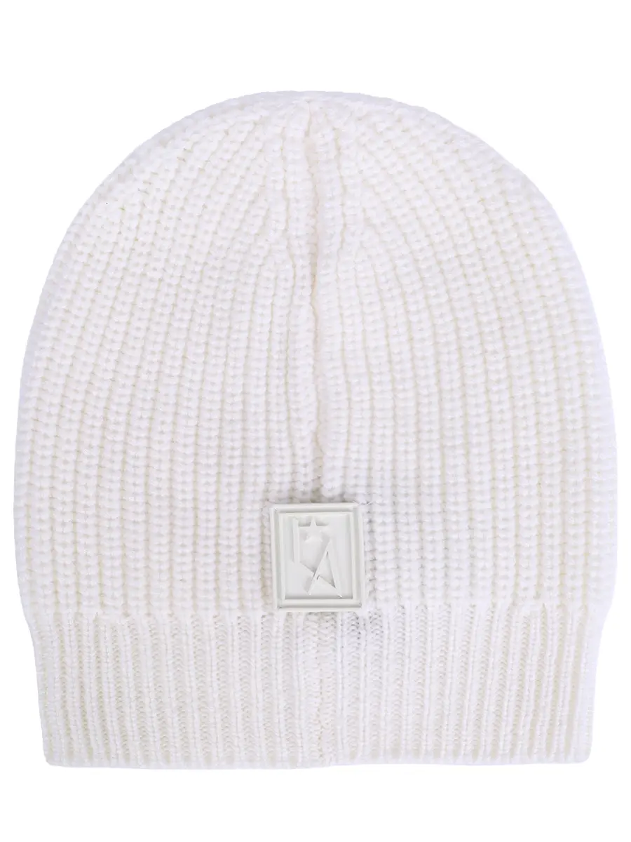 Шапка шерстяная LORENA ANTONIAZZI C25151CE39A_328 2360 Белый  Фото 2
