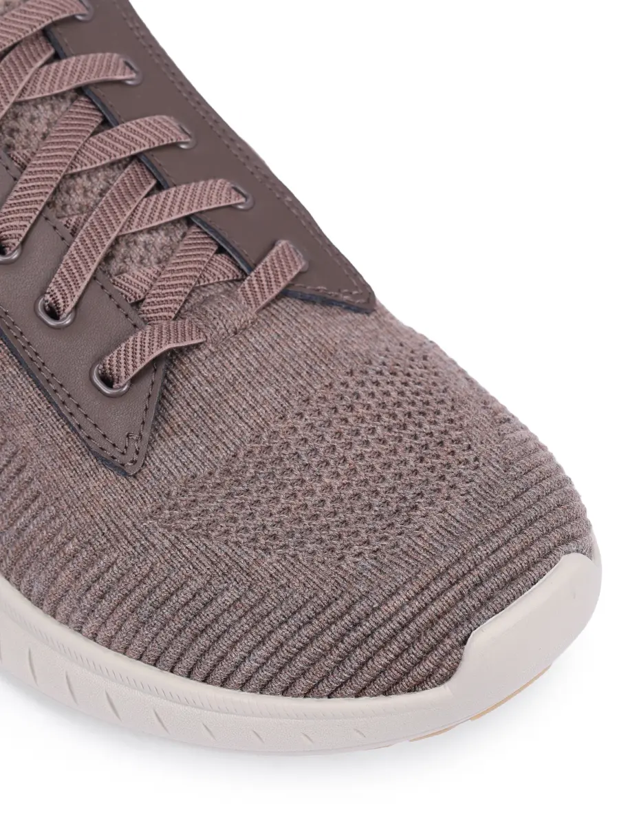 Кроссовки текстильные Titanis BOSS 50552912/242 Коричневый  Фото 5