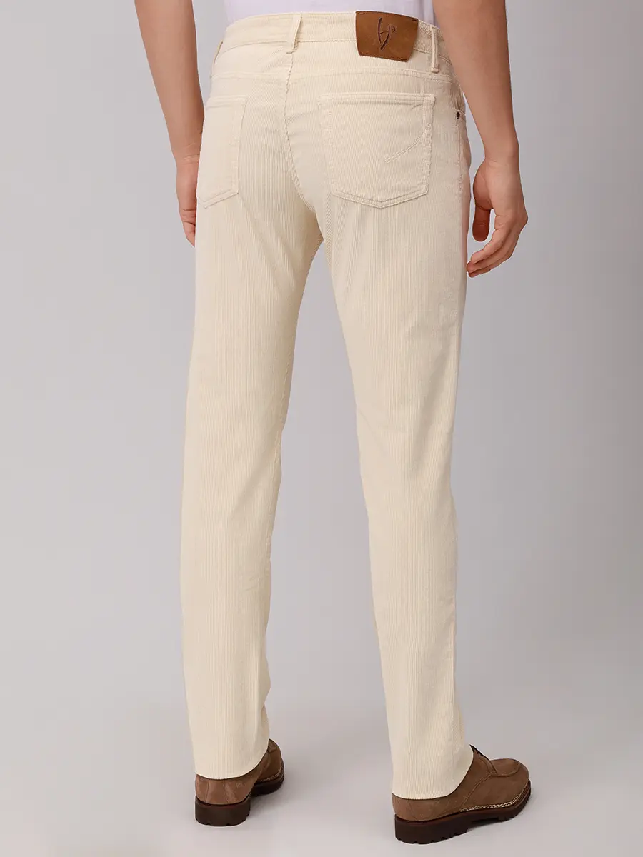 Джинсы вельветовые HANDPICKED 02077/S/101/RAVELLO Кремовый  Фото 3