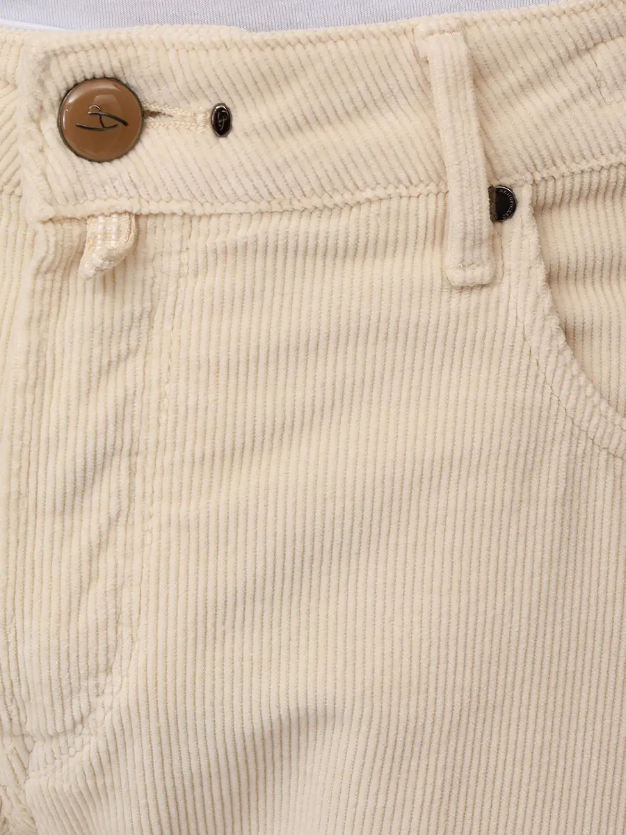 Джинсы вельветовые HANDPICKED 02077/S/101/RAVELLO Кремовый  Фото 5