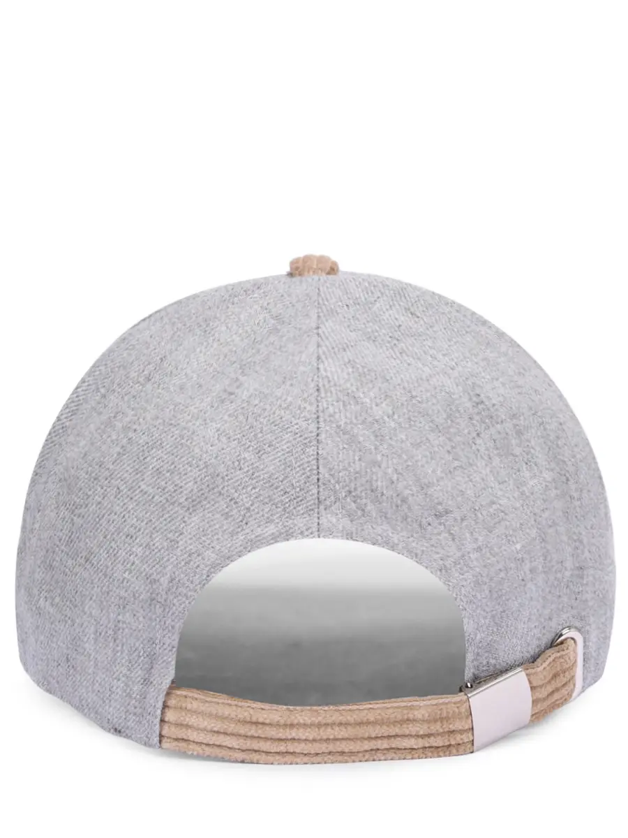 Бейсболка комбинированная L.B.M. 1911 59529/1/6781 Серый  Фото 2