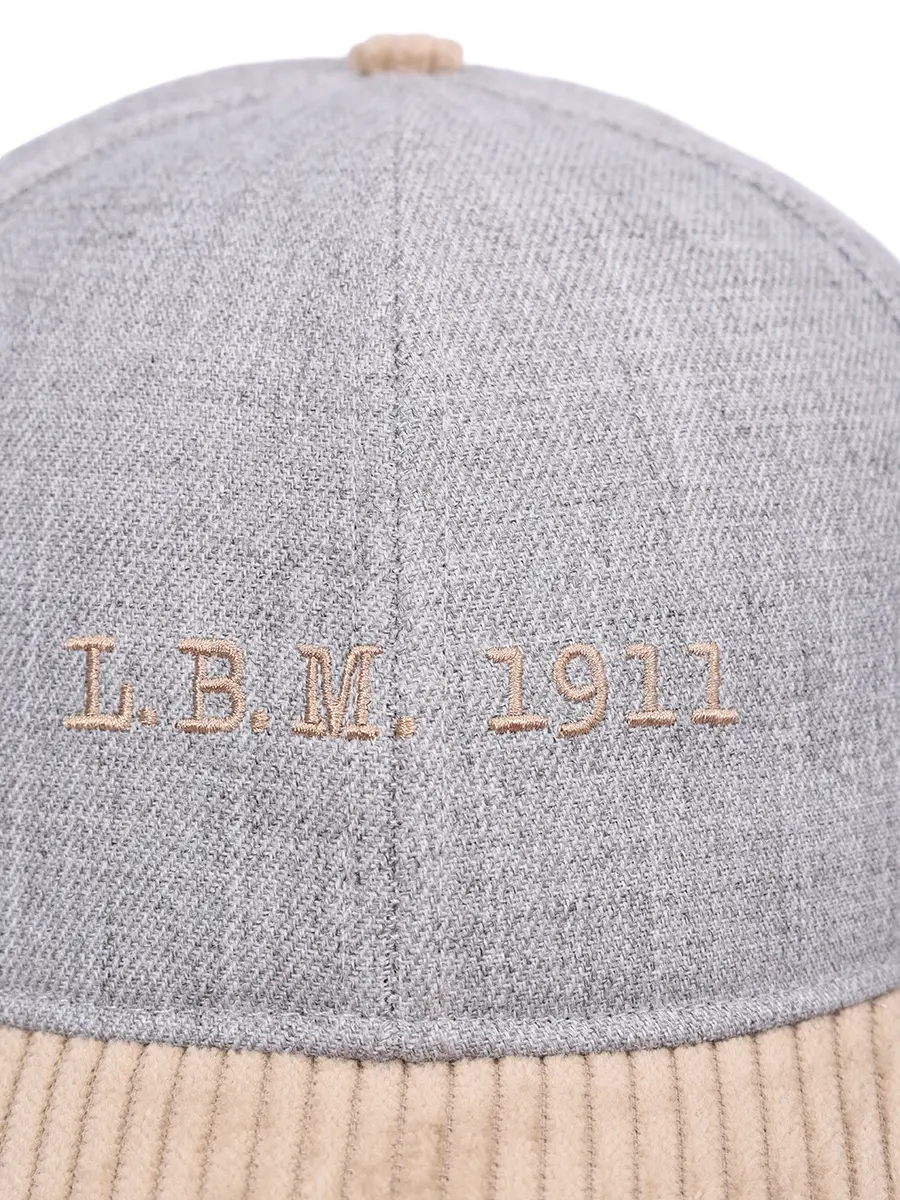 Бейсболка комбинированная L.B.M. 1911 59529/1/6781 Серый  Фото 3