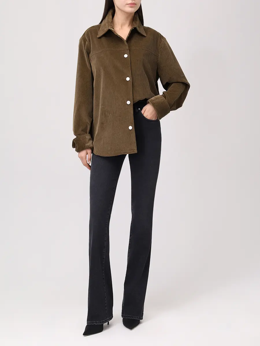 

Джинсы-клеш хлопковые, Черный, JDM_Q0043 003 P0023 S1 600F