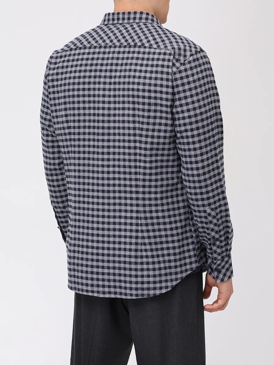 Рубашка Slim Fit хлопковая Timt BOGNER TIMT-2 58819827/464 Синий  Фото 3