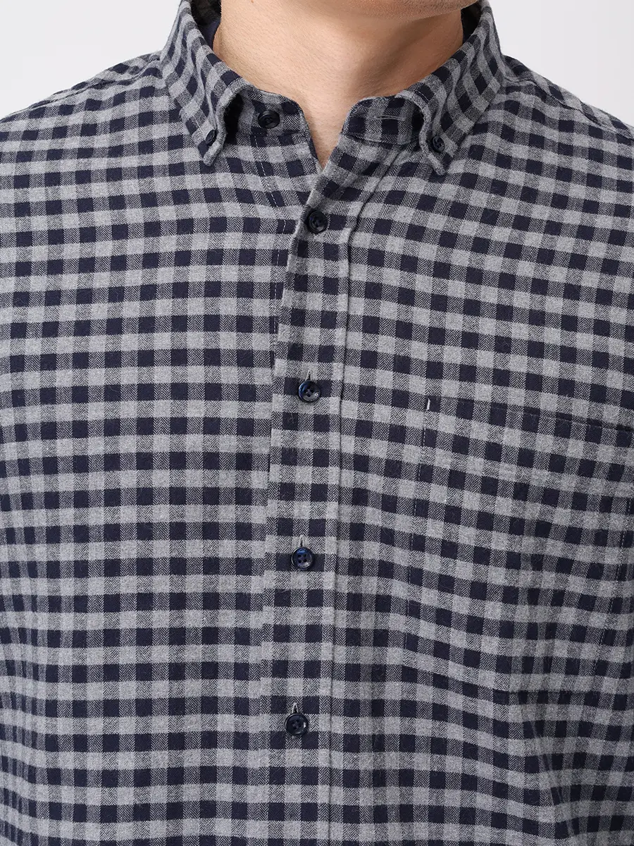 Рубашка Slim Fit хлопковая Timt BOGNER TIMT-2 58819827/464 Синий  Фото 5