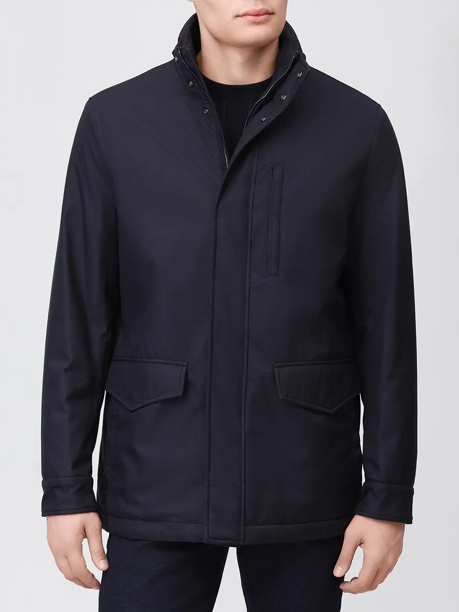 Куртка однотонная PAUL & SHARK 15312073/013 Синий  Фото 4