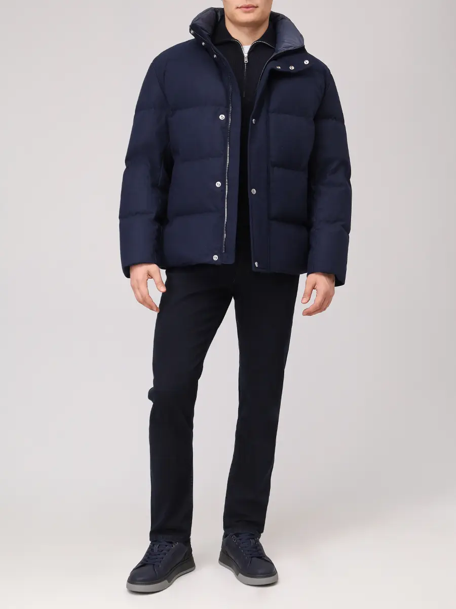 Пуховик стеганый BOSS 50540465/404 Синий  Фото 2