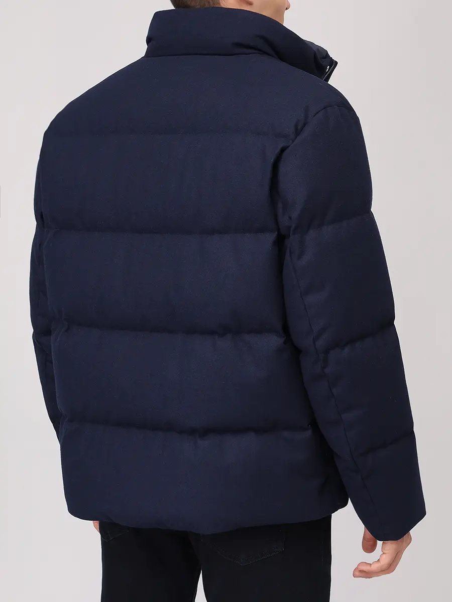 Пуховик стеганый BOSS 50540465/404 Синий  Фото 3