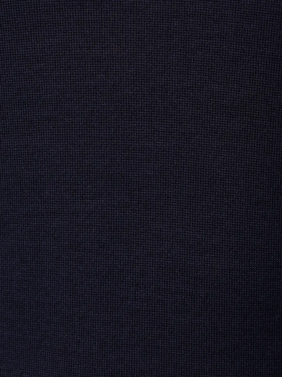 Водолазка из шерсти и шелка BARBA NAPOLI BU 7000/25247/1319057531/0598 Темно- Синий  Фото 6