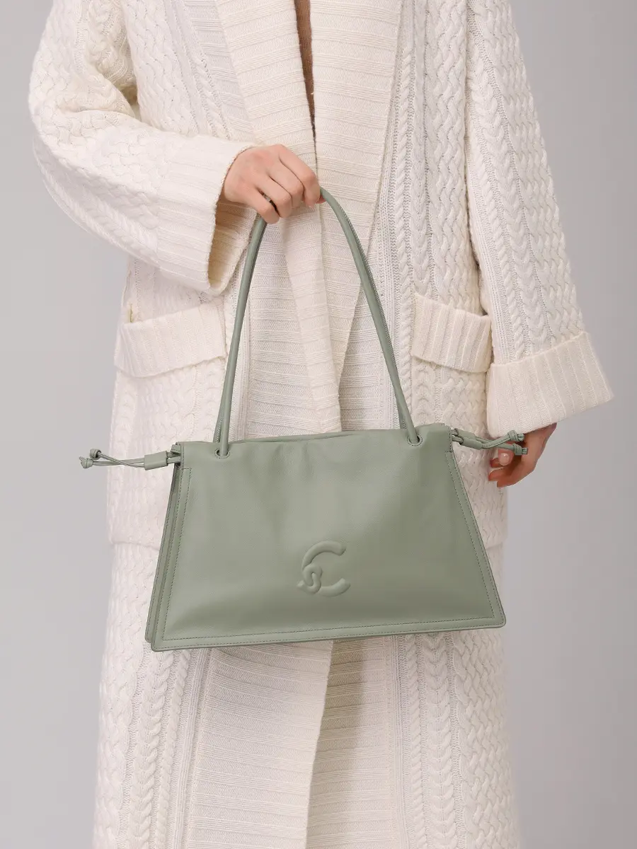 Сумка кожаная Dulse COCCINELLE E1 SS5 13 01 01/G77 Зеленый  Фото 2