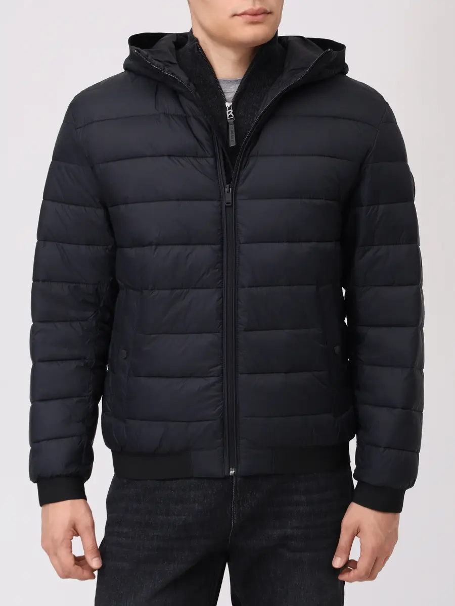 Куртка стеганая BOSS 50543616/001 Черный  Фото 4