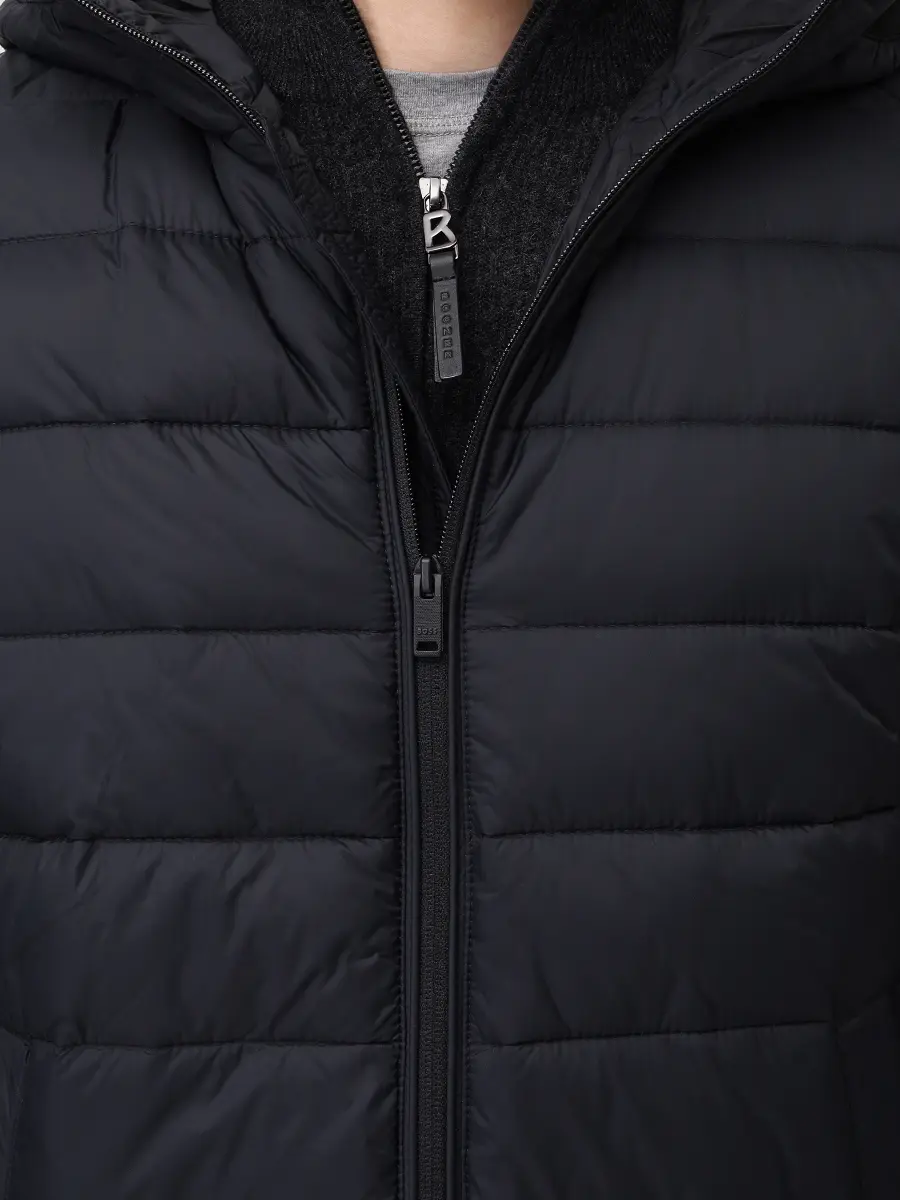 Куртка стеганая BOSS 50543616/001 Черный  Фото 5