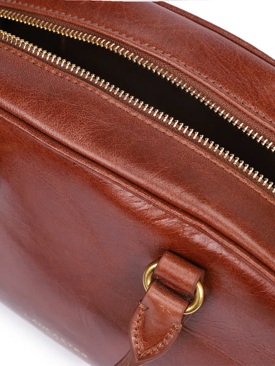 Сумка кожаная LANCASTER 577-33-COGNAC Коричневый  Фото 4