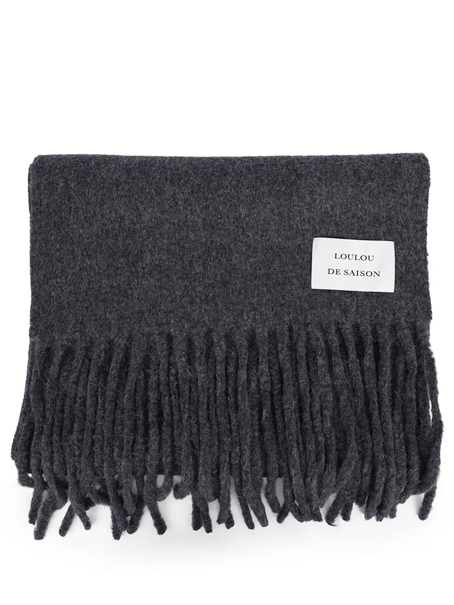 

Шарф из шерсти альпака Santo, Серый, SANTO