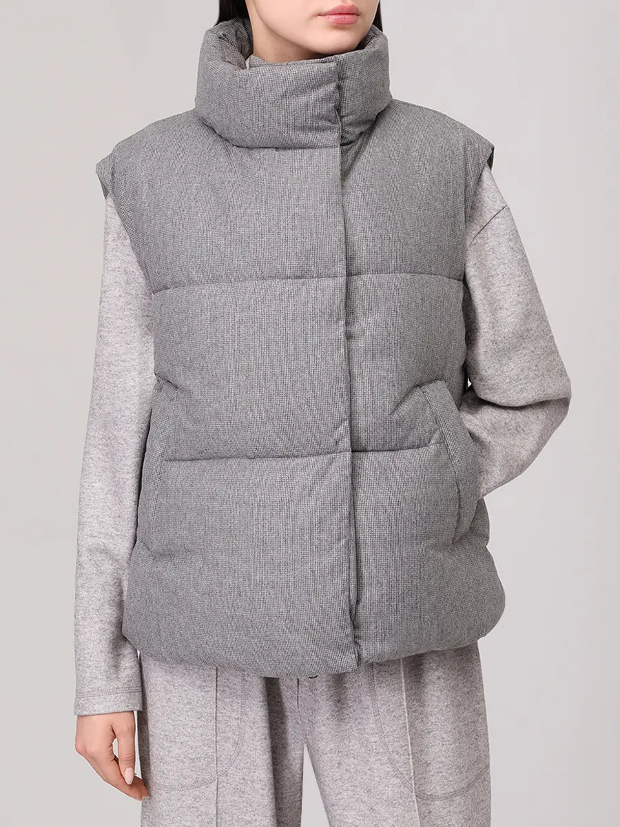 Жилет стеганый HETREGO 8P741 F 25W015 CHF54 YLVA Бежевый  Фото 4