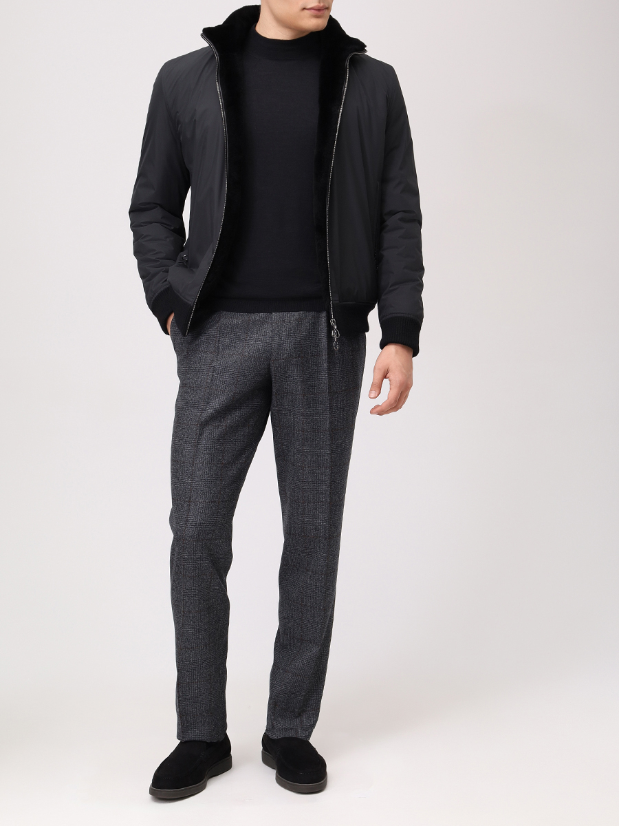 

Брюки шерстяные, Серый, 0563P/ 411