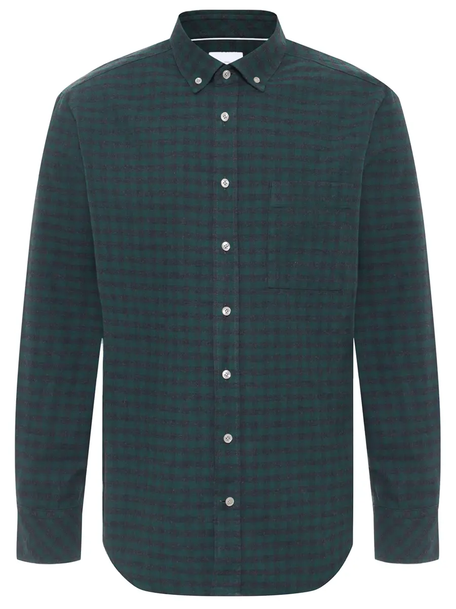 Рубашка Slim Fit хлопковая Timt BOGNER TIMT-2 58819827/278 Зеленый 