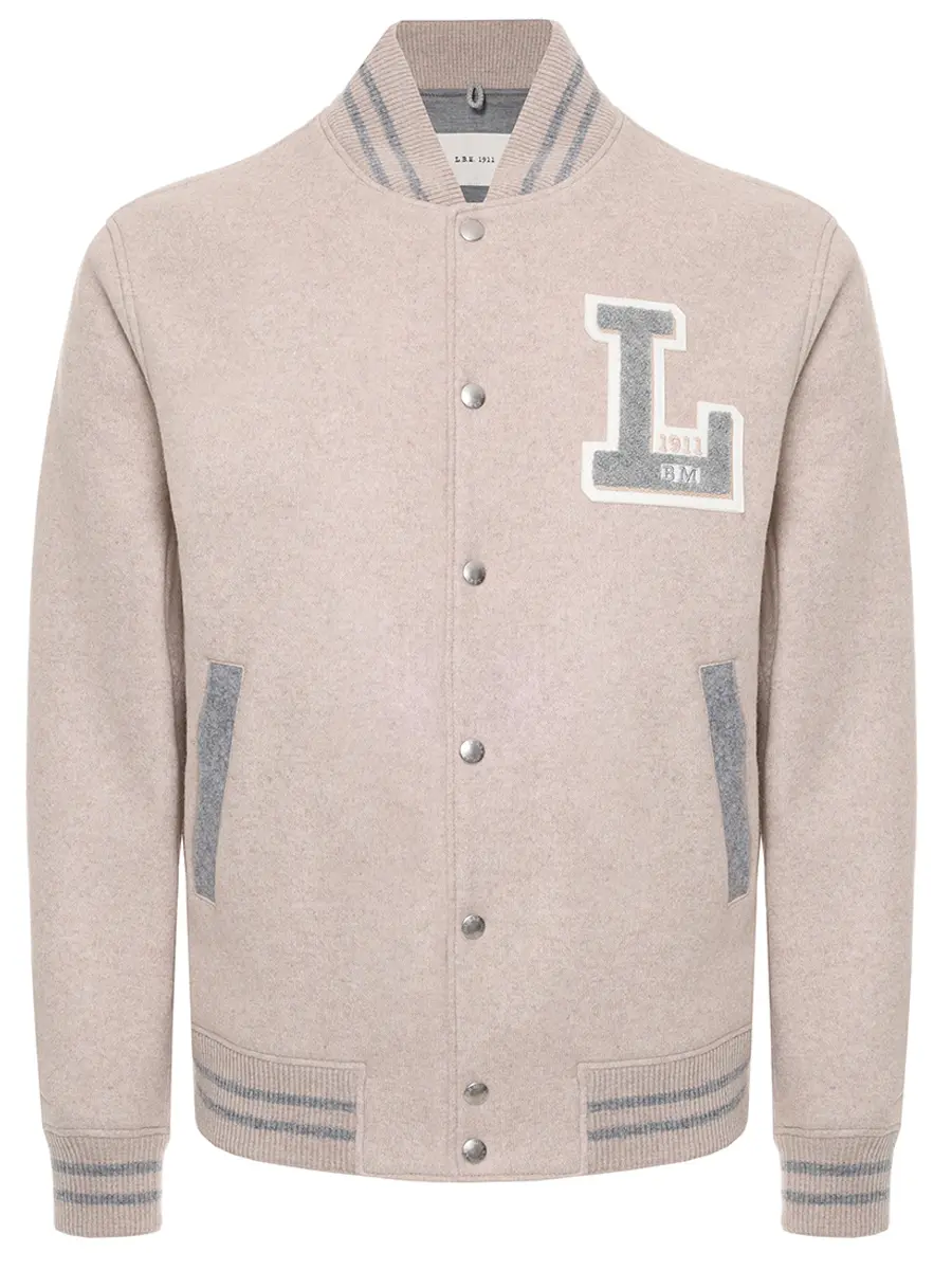 

Бомбер шерстяной, Бежевый, 55704/2/9379