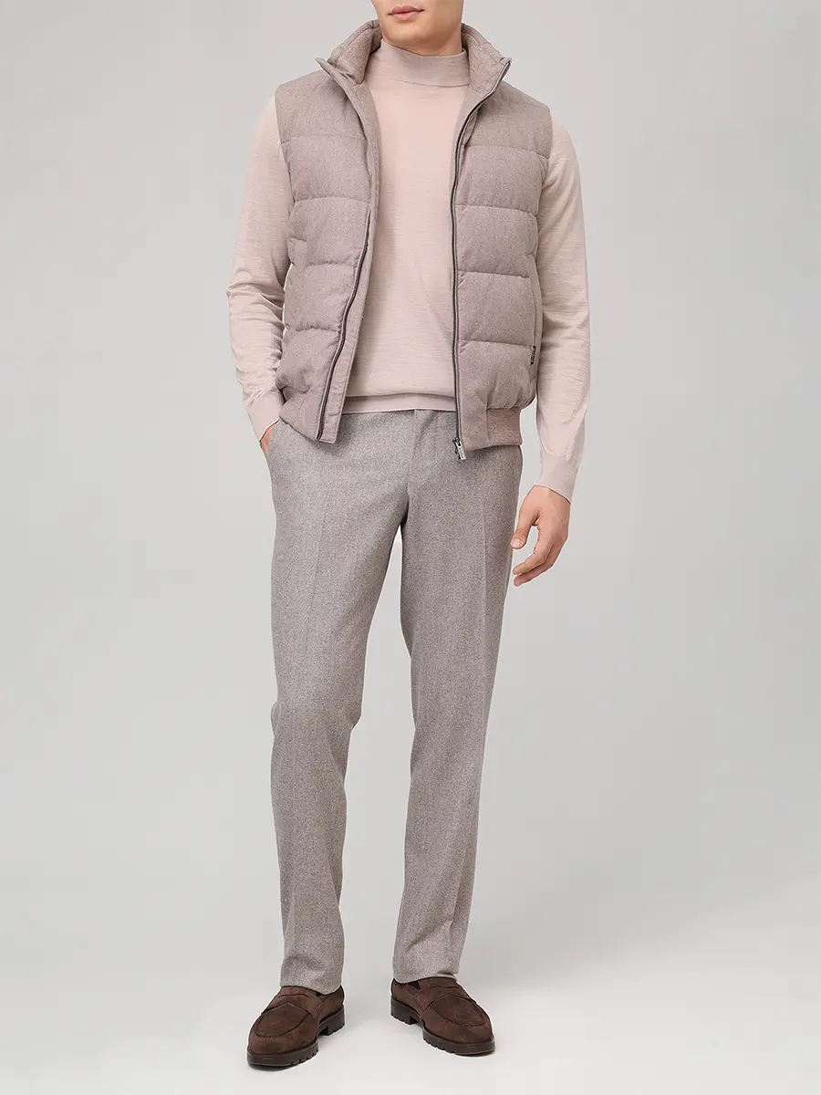 Жилет стеганый HETREGO 8P520 F 25W015 BBM ZACK Бежевый  Фото 2