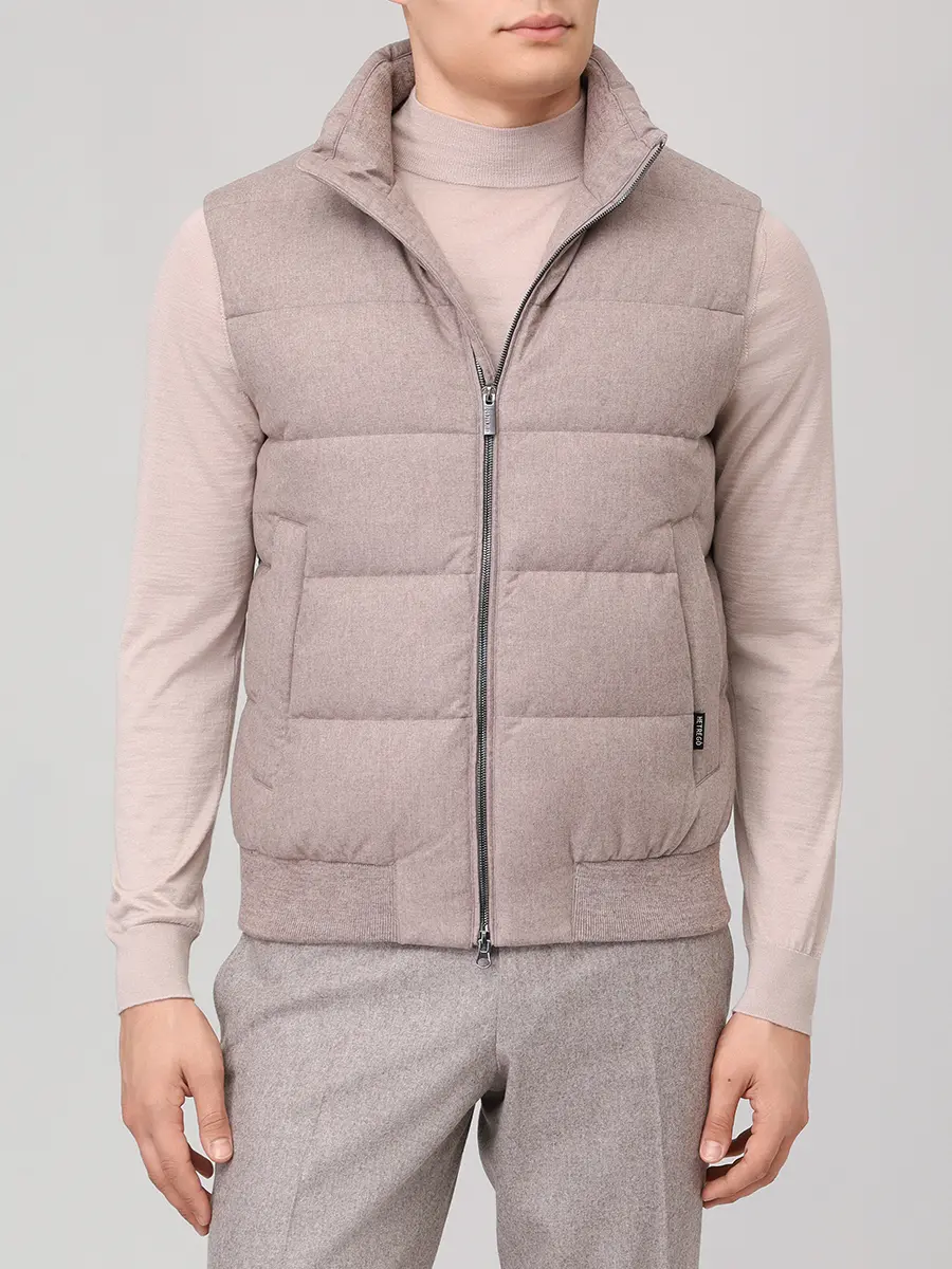 Жилет стеганый HETREGO 8P520 F 25W015 BBM ZACK Бежевый  Фото 4