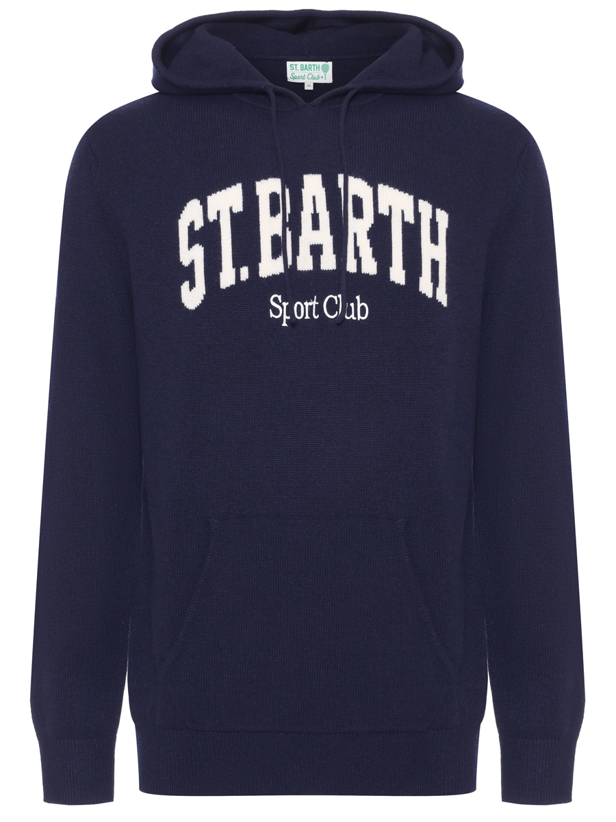 Худи из шерсти и вискозы MC2 SAINT BARTH