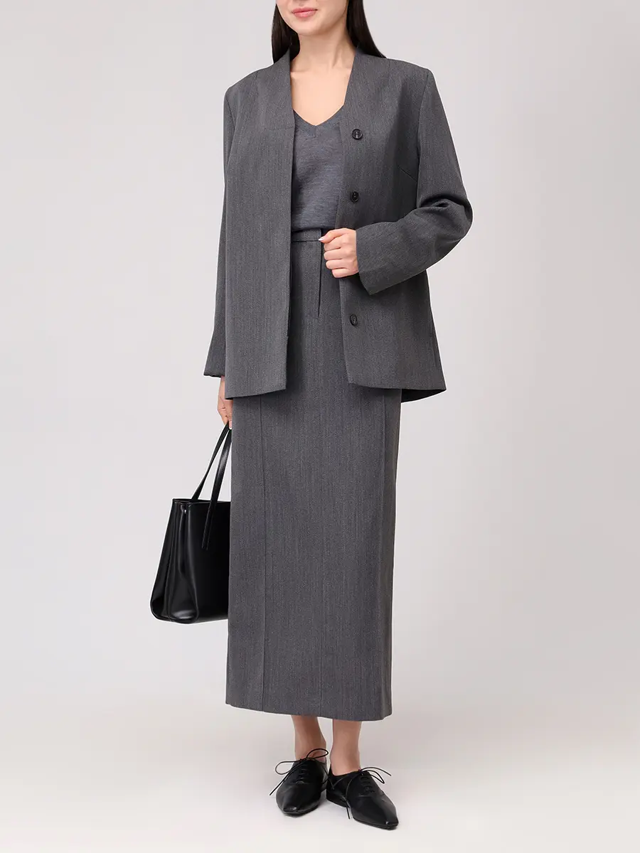 Жакет шерстяной Rasca LOULOU DE SAISON RASCA Серый  Фото 2