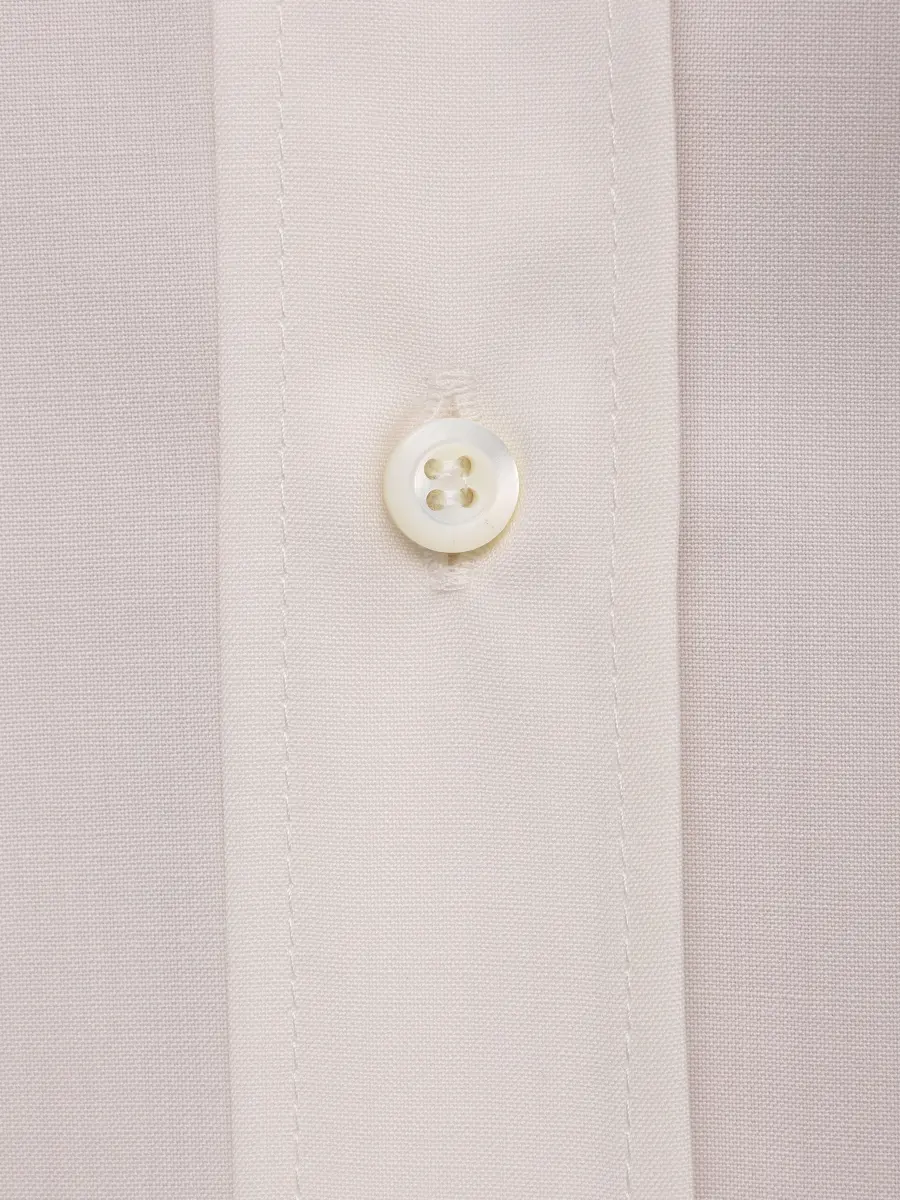 Рубашка Slim Fit шерстяная BRUNELLO CUCINELLI MM6961718 C001 Кремовый  Фото 6