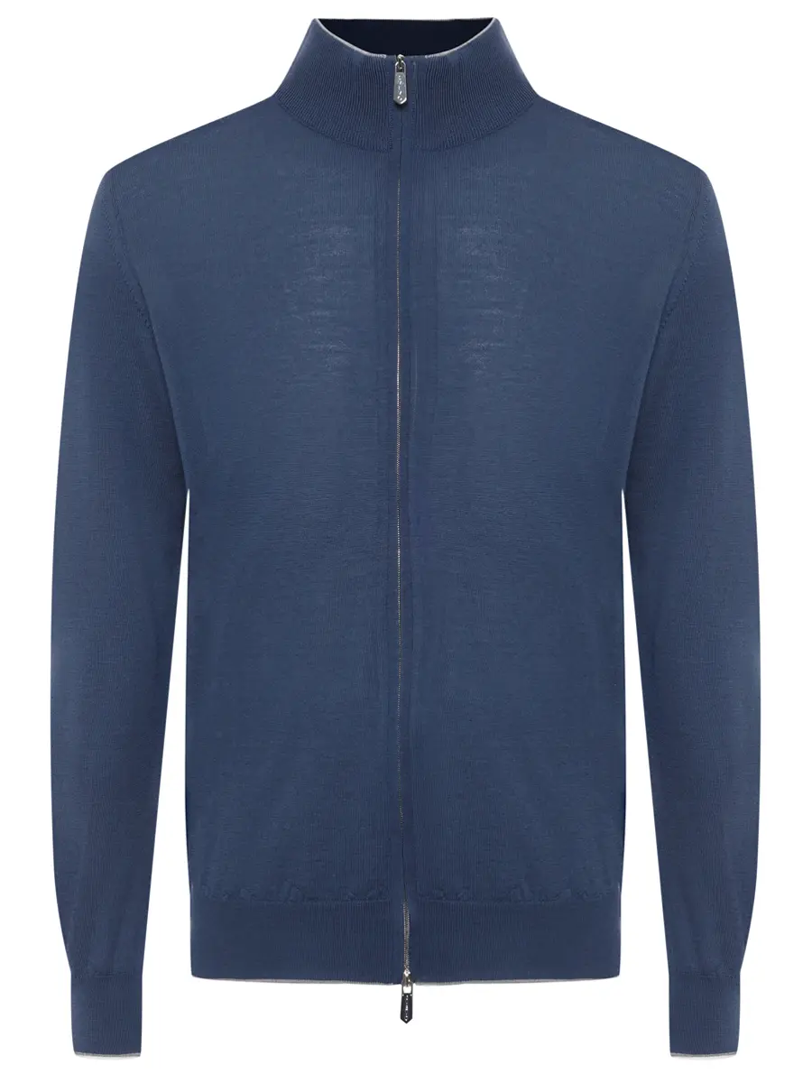 Кардиган шерстяной SVEVO 0918/9 SA25 736 Синий 