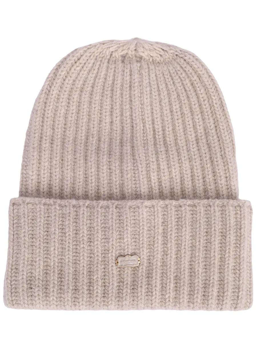 Шапка из кашемира и шерсти альпака AGNONA MK10040U-1Q030NU-N06 Светло- Бежевый 
