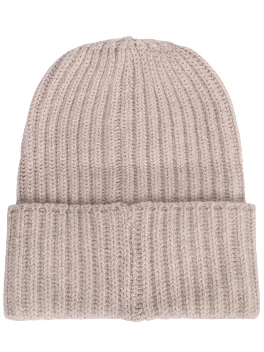 Шапка из кашемира и шерсти альпака AGNONA MK10040U-1Q030NU-N06 Светло- Бежевый  Фото 2