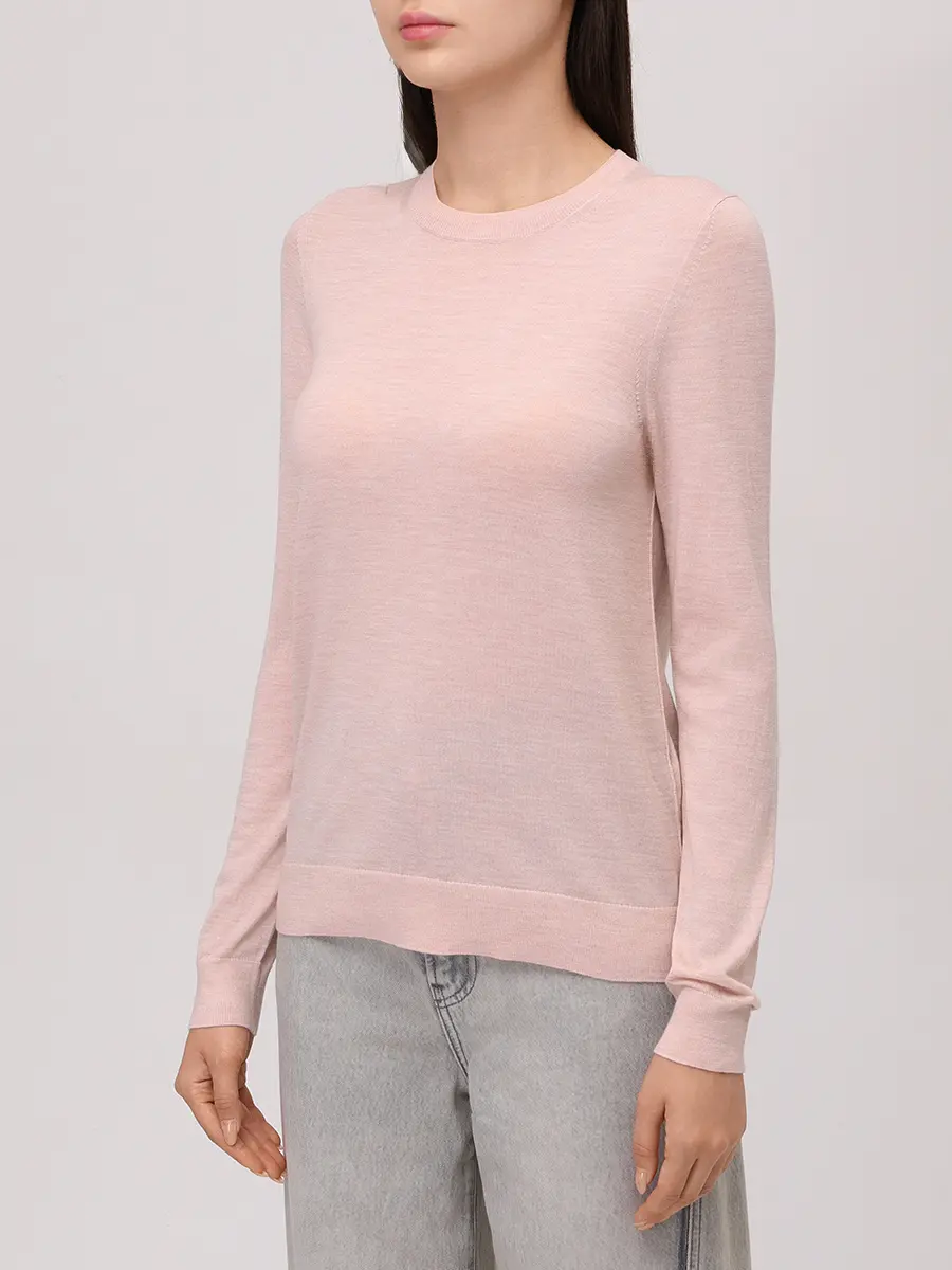 Джемпер шерстяной BOSS 50544987/556 Розовый  Фото 4